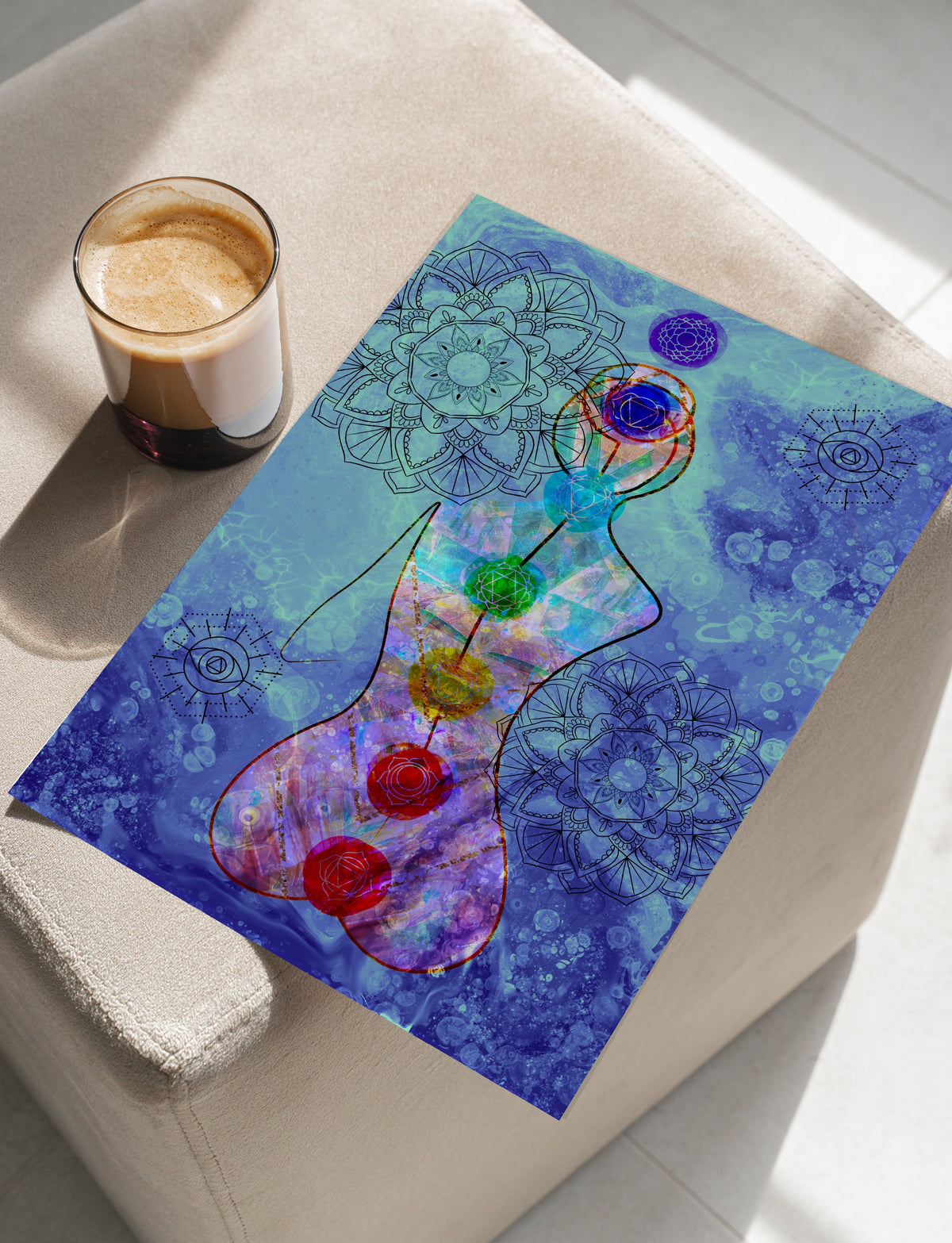 Chakra Art Print | Meditation Wall Art | Balancing