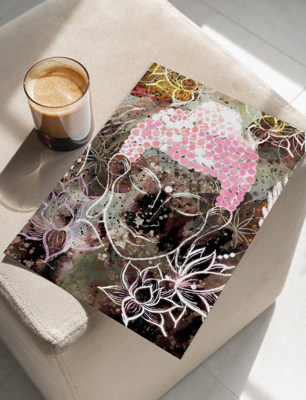 Meditating Buddha Art Print | Spiritual Wall Art