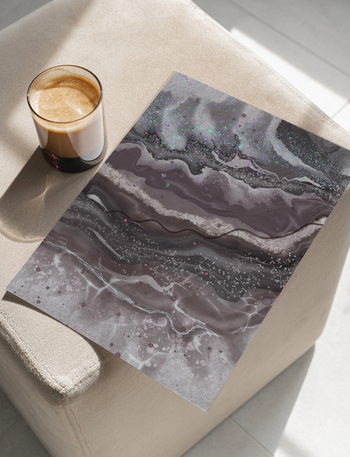 Abstract Coastal Art Prints | Spiritual Wall Art | Set of Three