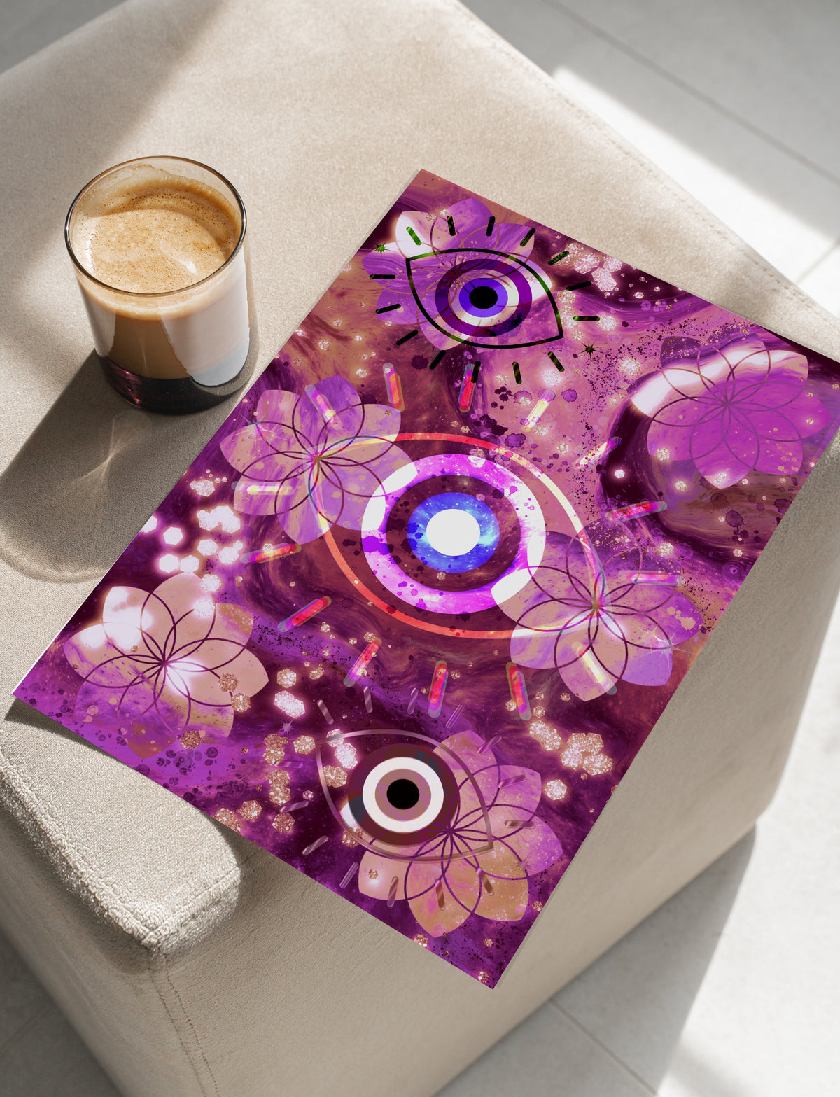 Meditation Art Print | Third Eye | Spiritual Wall Art