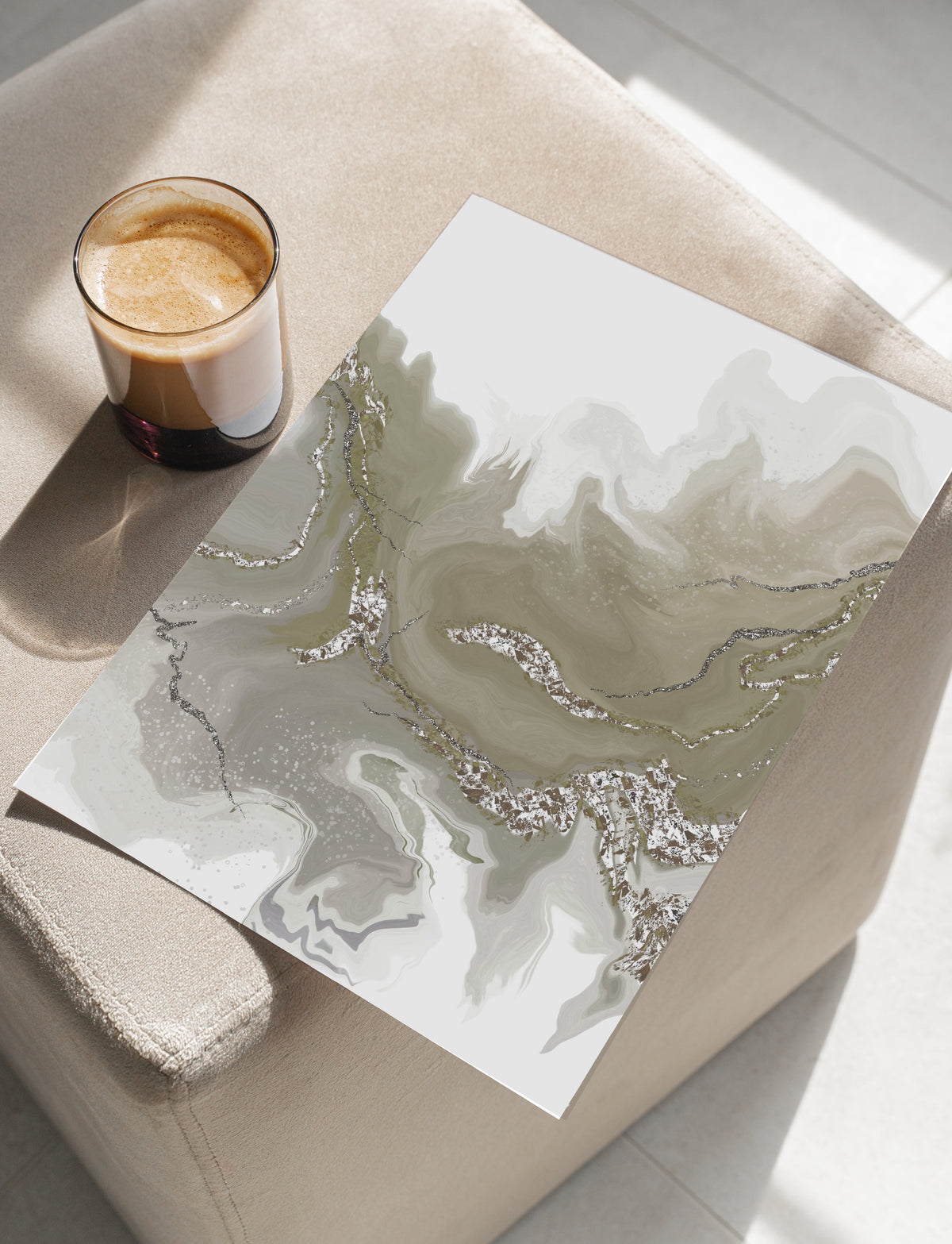 Neutral Abstract Art Prints | Set of Three