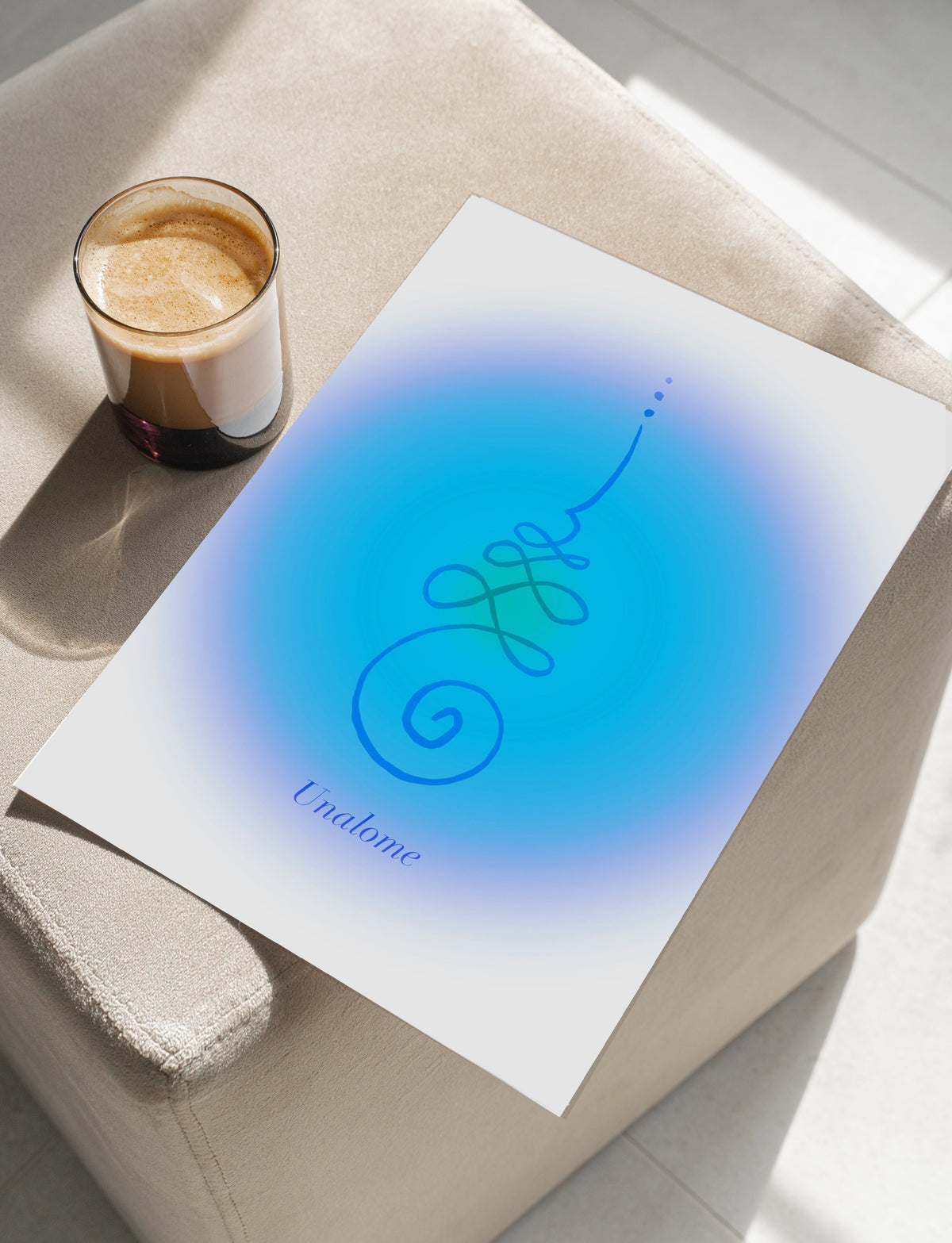 Angelic Symbols Art Print | Healing Zibu Art | Unalome