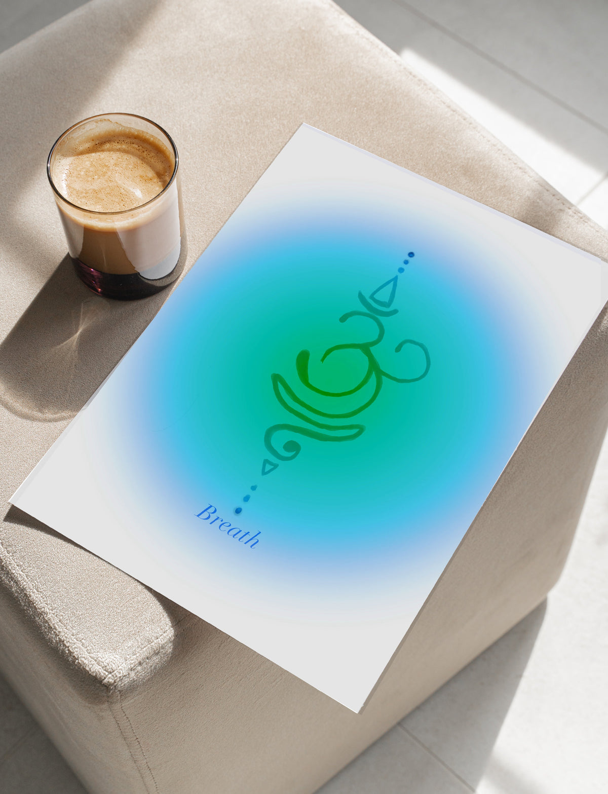 Angelic Symbols Art Print | Healing Zibu Art | Breath