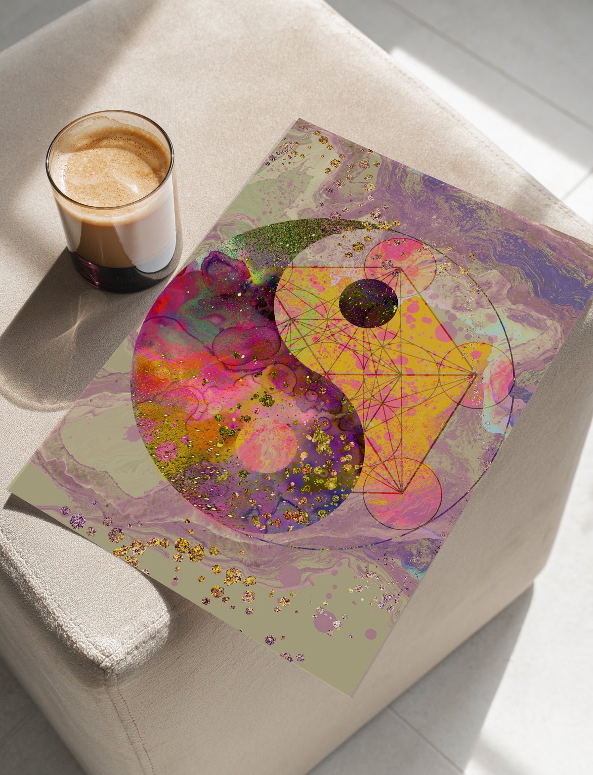 Meditation Art Print | Yin & Yang | Zen Wall Art