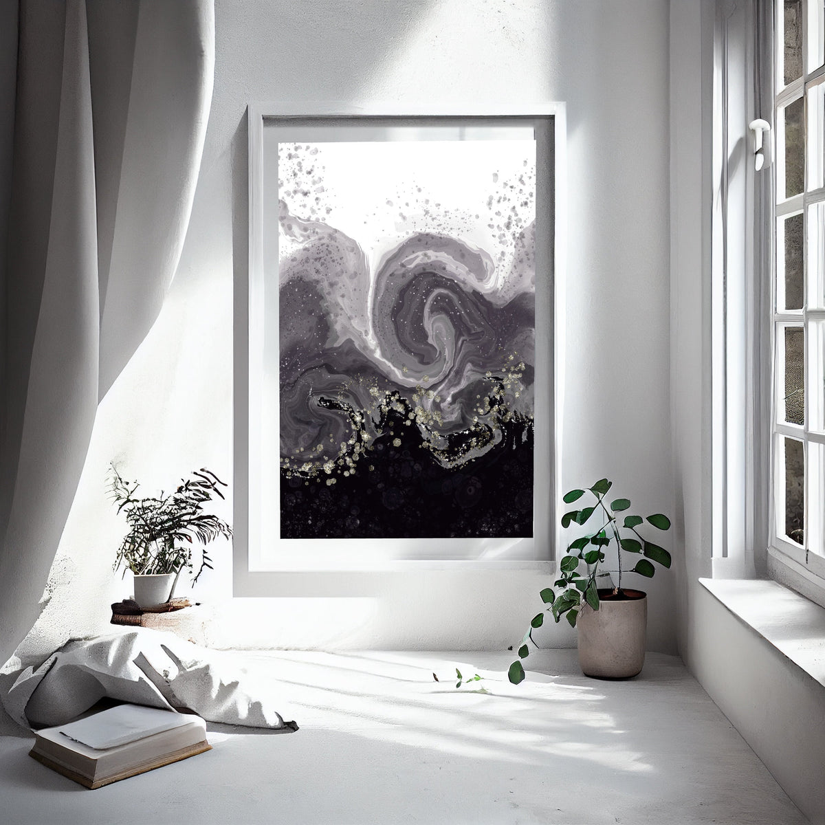 Abstract Coastal Art Prints | Spiritual Wall Art | Set of Two