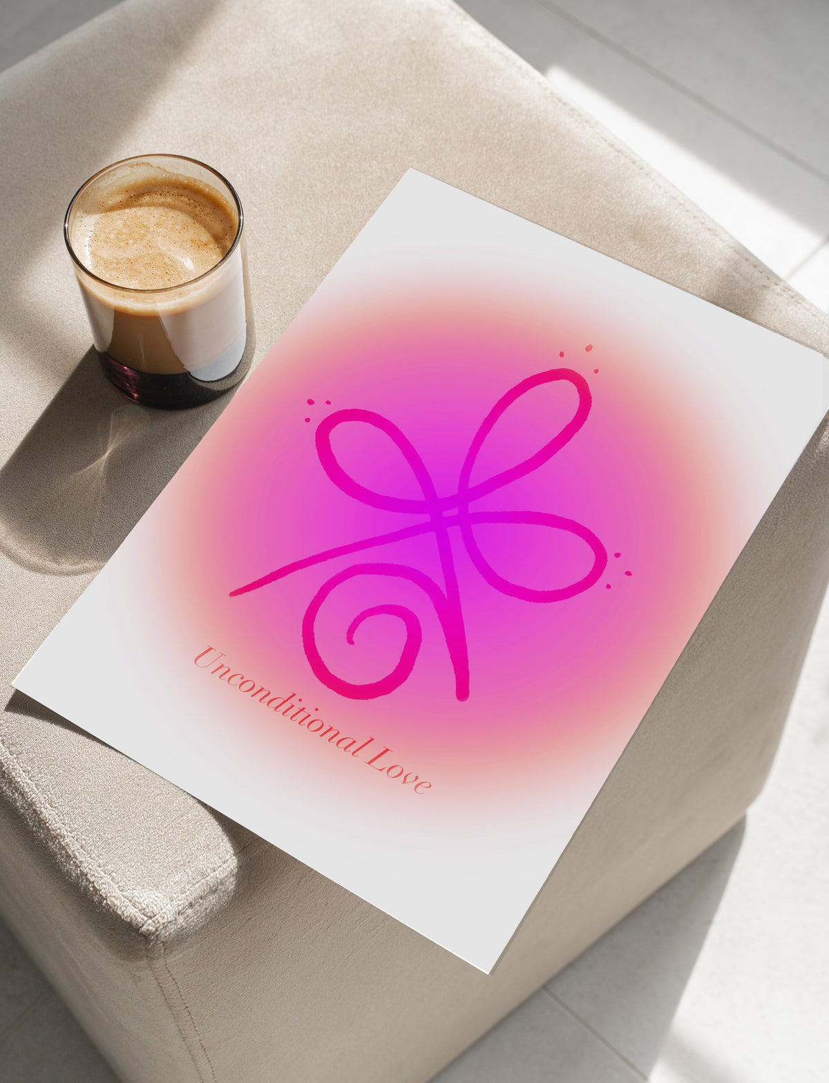 Angelic Symbols Art Print | Healing Zibu Art | Unconditional Love