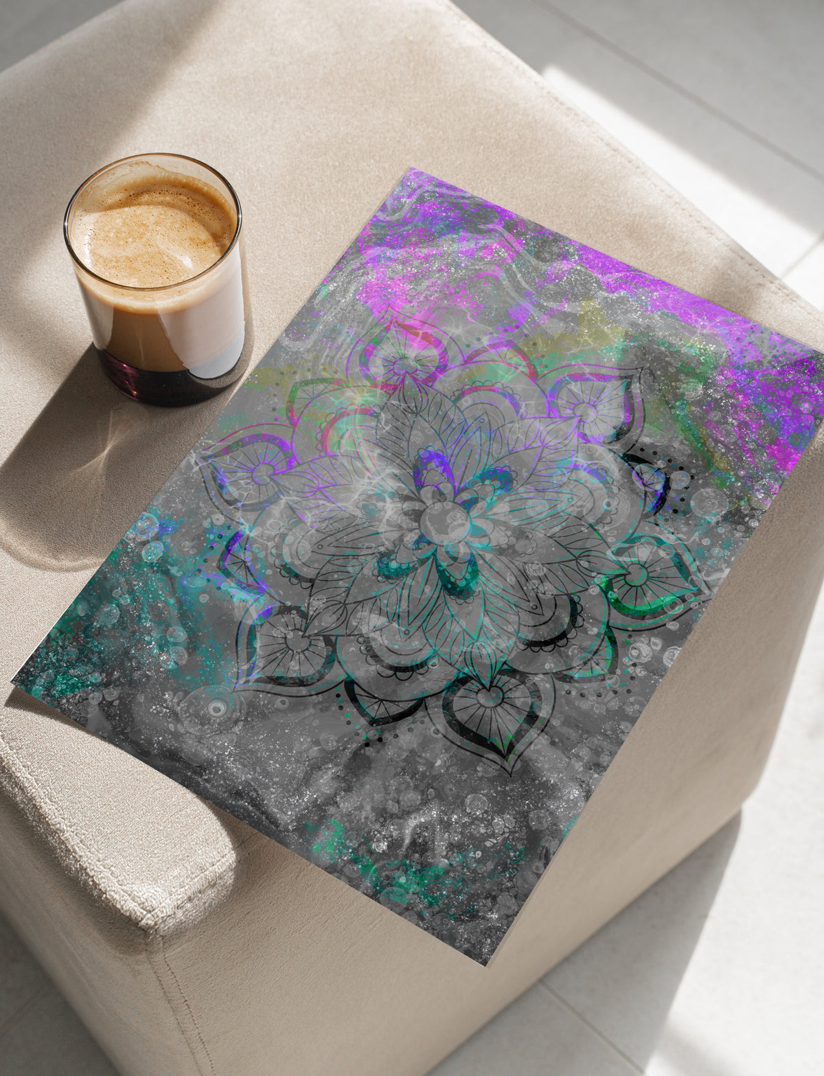 Mandala Art Print | Meditation Wall Art | Spiritual Art