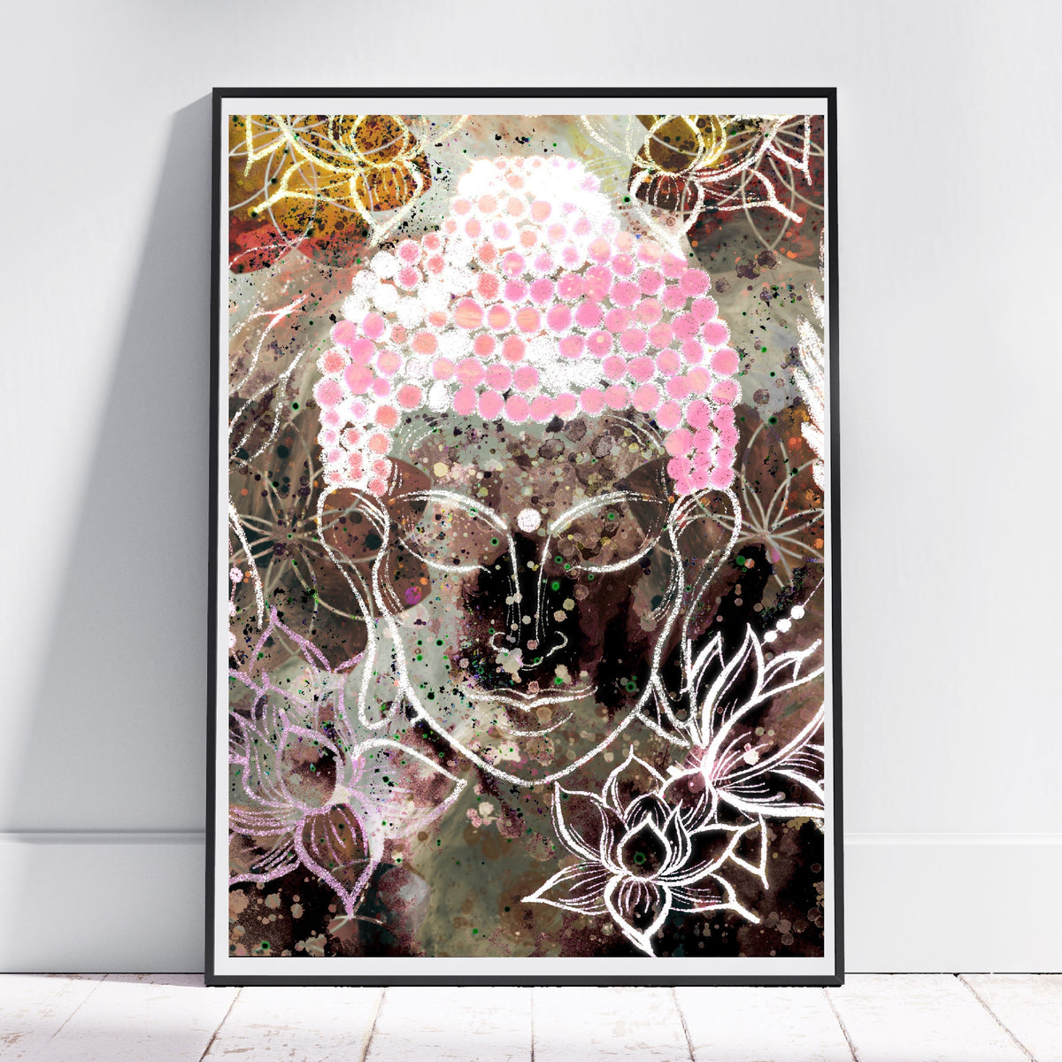 Meditating Buddha Art Print | Spiritual Wall Art