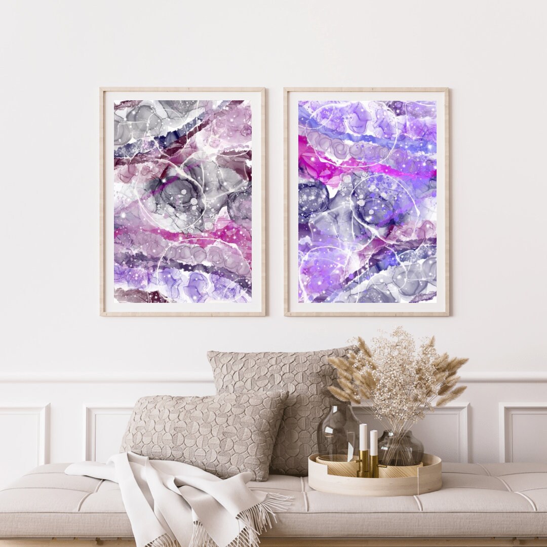 Abstract art prints, graffiti wall art