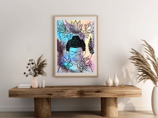 Buddha art print