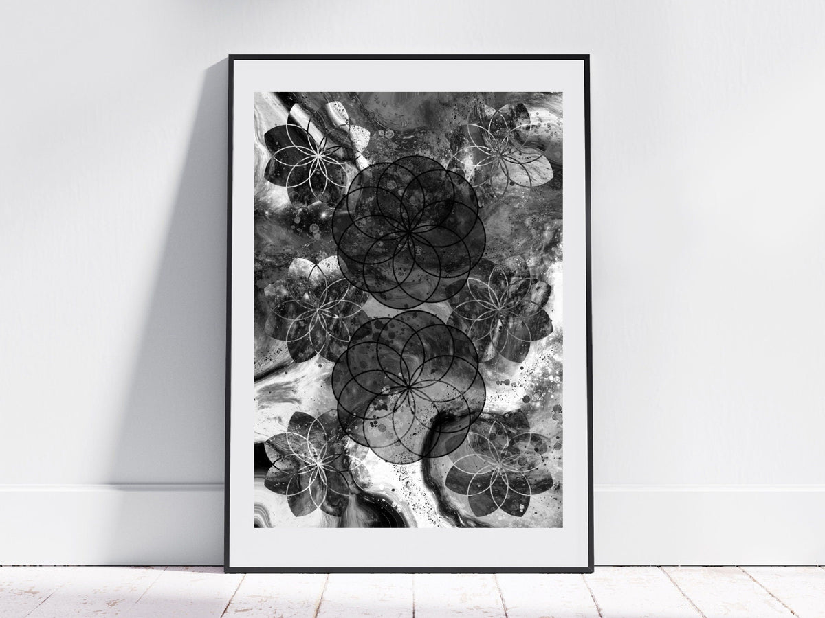Sacred geometry art print