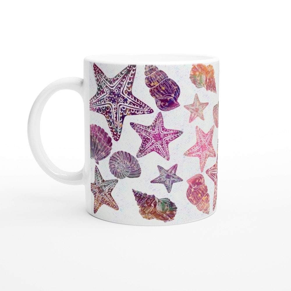 Coastal White 11oz Ceramic Mug