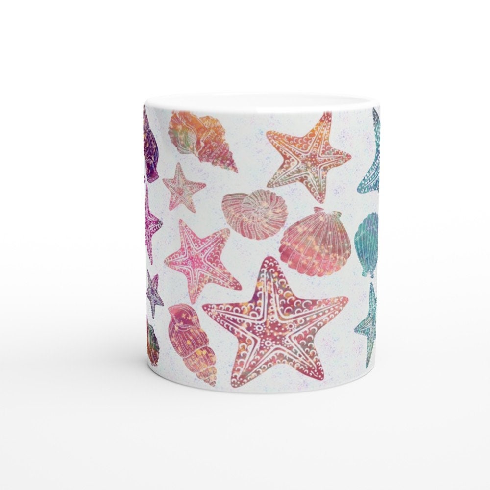 Coastal White 11oz Ceramic Mug