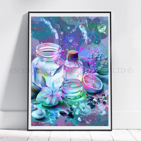 Apothecary Art Print | Wellness Wall Art