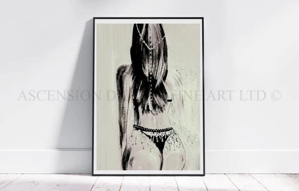 Nude women art print